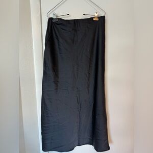 Abercrombie & Fitch Black Maxi Silk Skirt